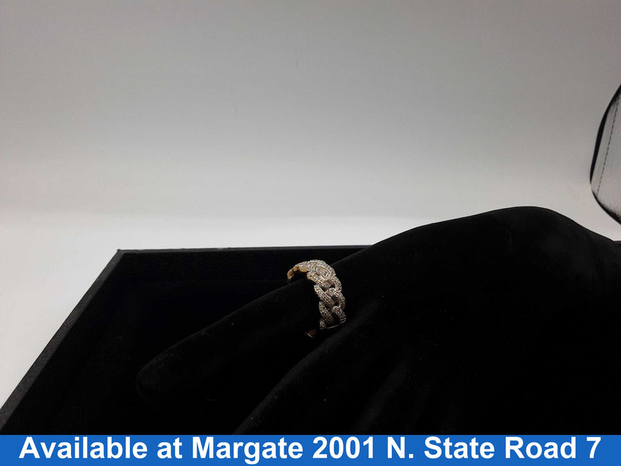 Men's Ring - Yellow Gold 10k (.417) 7.5 grams Size 10.5