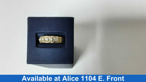 Ring - Wedding Band - Yellow Gold 14k (.585) 3.8 grams Size 8.5
