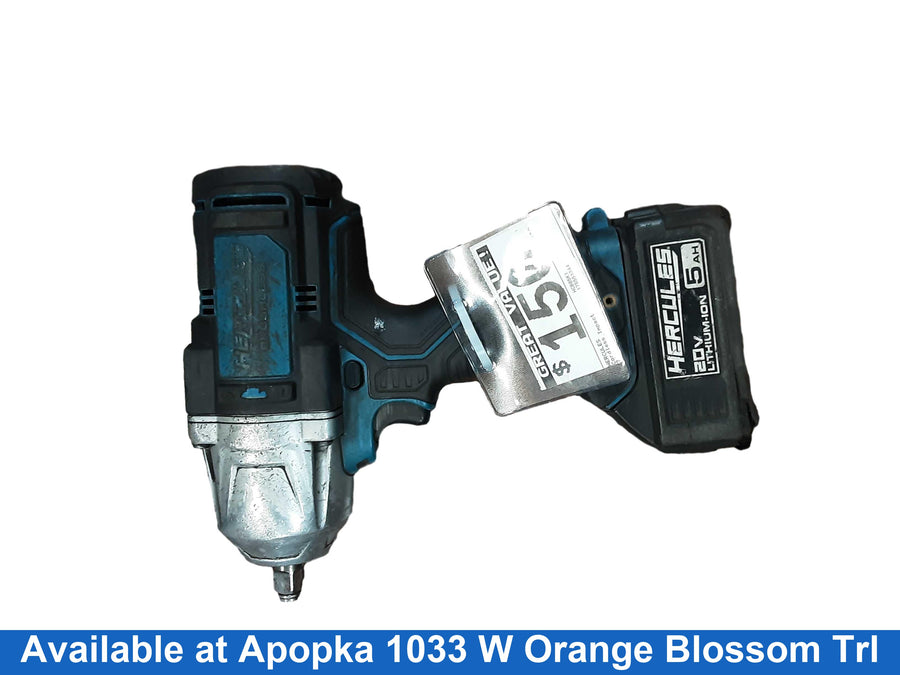 Hercules Hcb85k1 Black Cordless Impact Drill