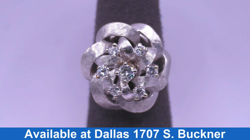 Women's Ring - White Gold 10k (.417) 8.1 grams Size 11