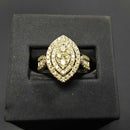 Women's Ring - White Gold 10k (.417) 3.6 grams Size 20