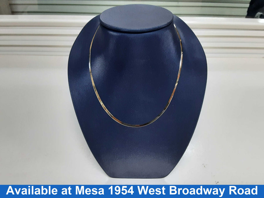Herringbone Chain - Yellow Gold 14k (.585) 3 grams 16 inch