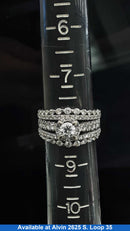 Women's Ring - White Gold 14k (.585) 10.1 grams Size 8.5