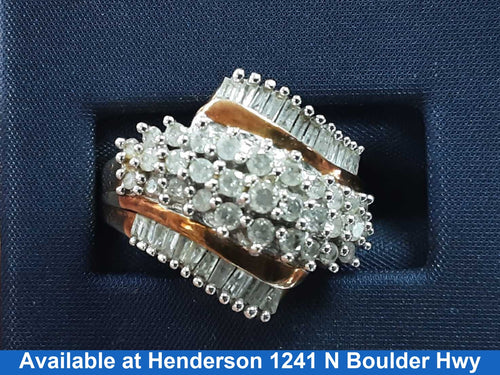 Women's Ring - Yellow Gold 10k (.417) 5.3 grams Size 6