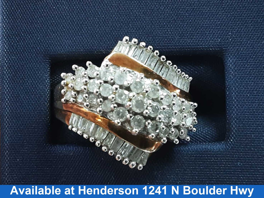 Women's Ring - Yellow Gold 10k (.417) 5.3 grams Size 6