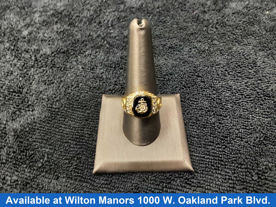 Men's Ring - Yellow Gold 14k (.585) 6.1 grams Size 8