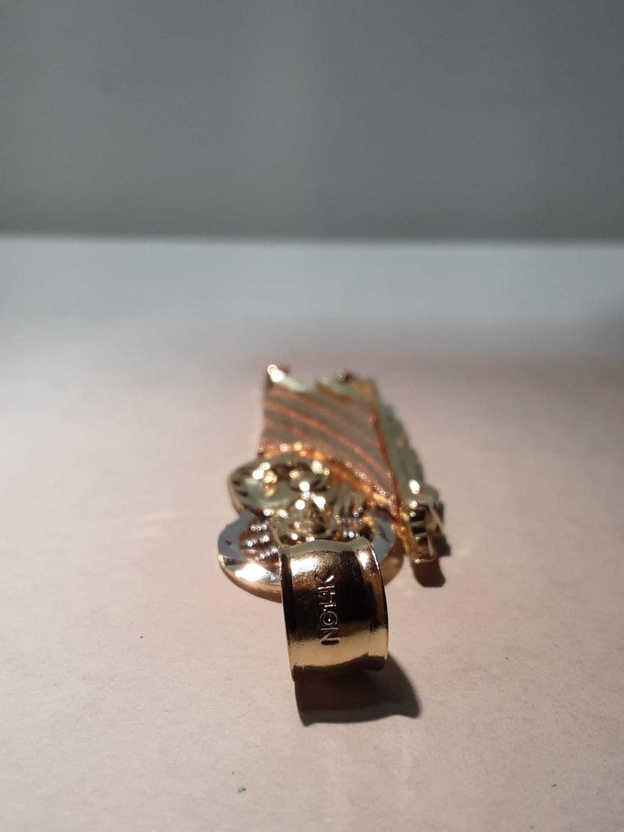 Religious Pendant - Tricolor Gold 14k (.585) 6.6 grams