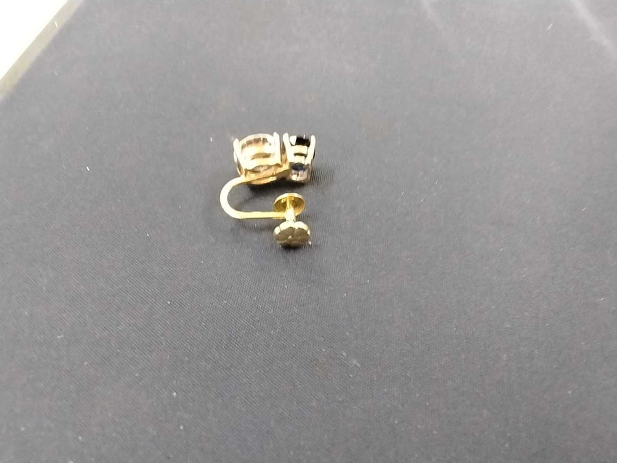 Earrings - Yellow Gold 14k (.585) 4.2 grams