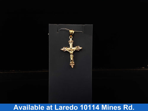 Religious Pendant - Tricolor Gold 10k (.417) 4.7 grams