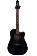 Jasmine Es31c Black Acoustic Classic Guitar