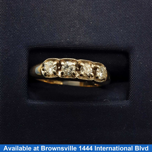 Women's Ring - Yellow Gold 10k (.417) 3.1 grams Size 8