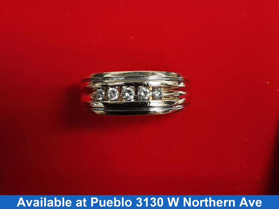 Ring - Wedding Band - Yellow Gold 14k (.585) 6.5 grams Size 9