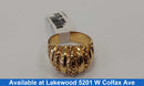 Women's Ring - Yellow Gold 14k (.585) 8 grams Size 7.5