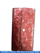 Louis Vuitton Monogram Vernis Red Wallet