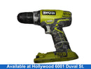 Ryobi P208b Green Cordless Hammer Drill