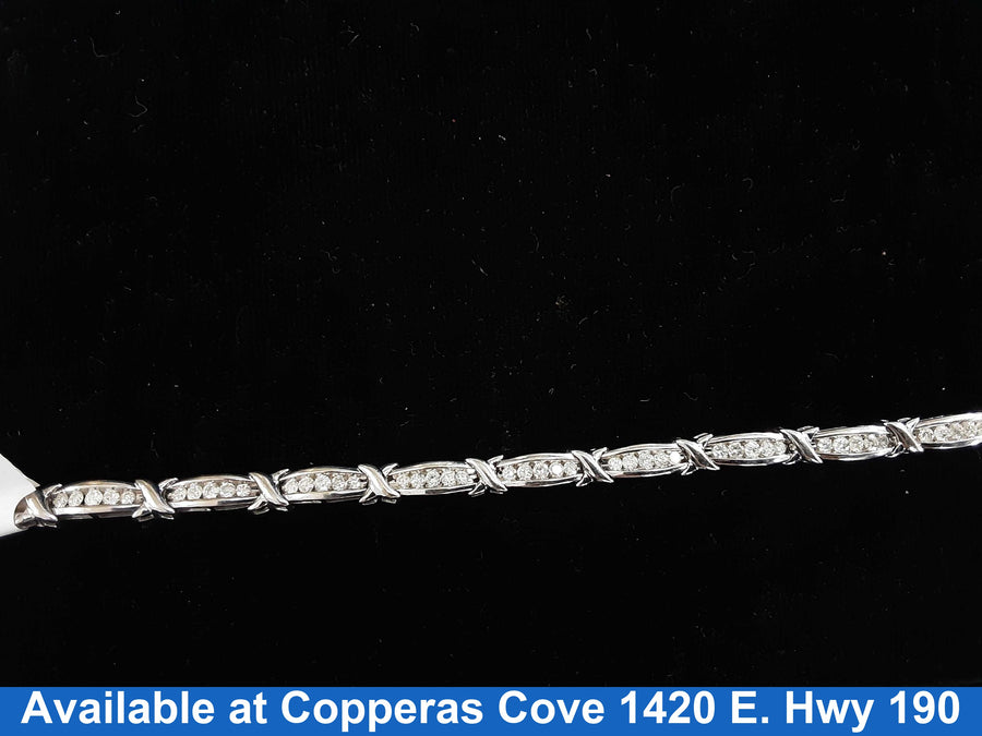 Bracelet - White Gold 10k (.417) 11 grams 8 inch
