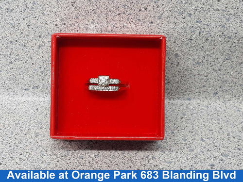 Ring - Engagement Set - Yellow Gold 14k (.585) 2.6 grams Size 6