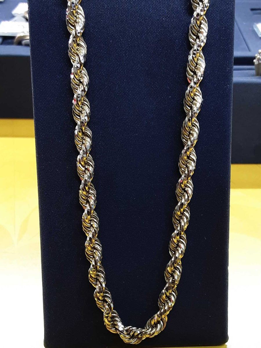 Rope Chain - Yellow Gold 10k (.417) 41.9 grams 22 inch