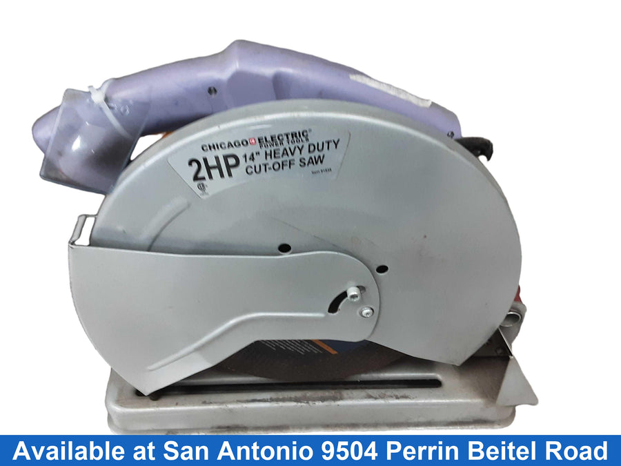 Chicago 91938 Gray Corded Cut Off Saw