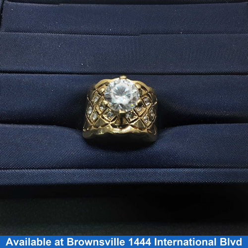 Women's Ring - Yellow Gold 10k (.417) 9.2 grams Size 8