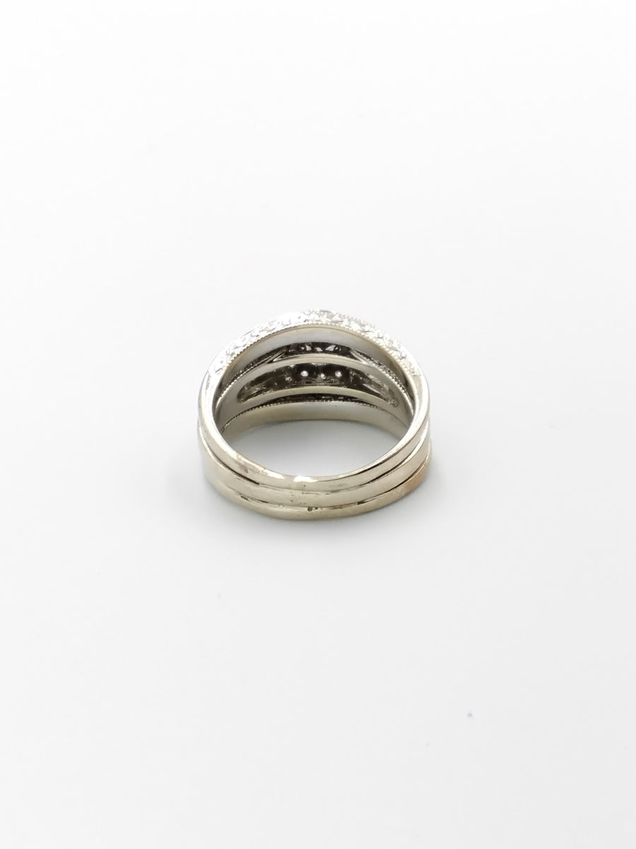 Women's Ring - White Gold 14k (.585) 7.5 grams Size 6
