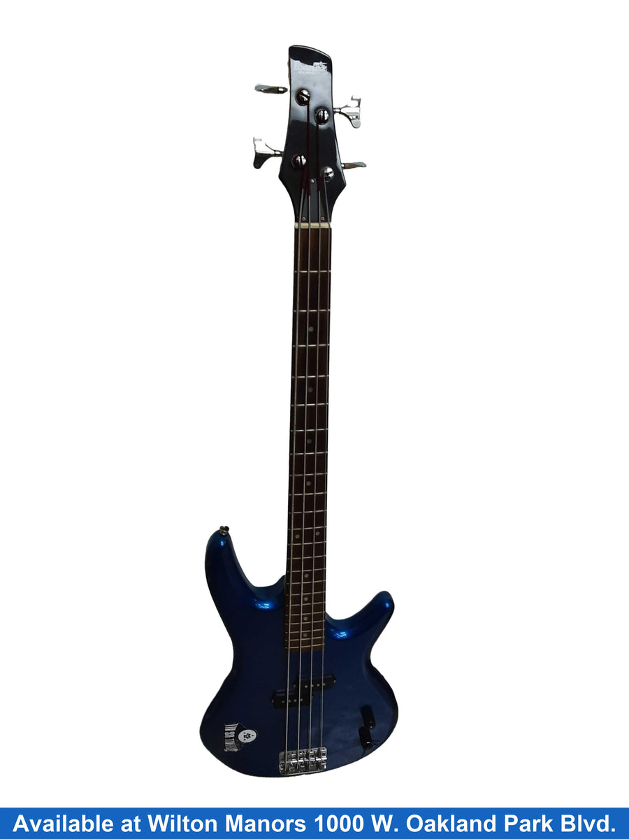 Ibanez Gsr100ex Blue Electric Bass Guitar