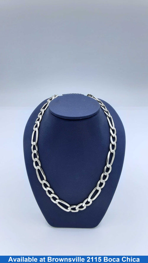 Figaro Chain - Silver 42.6 grams 24 inch