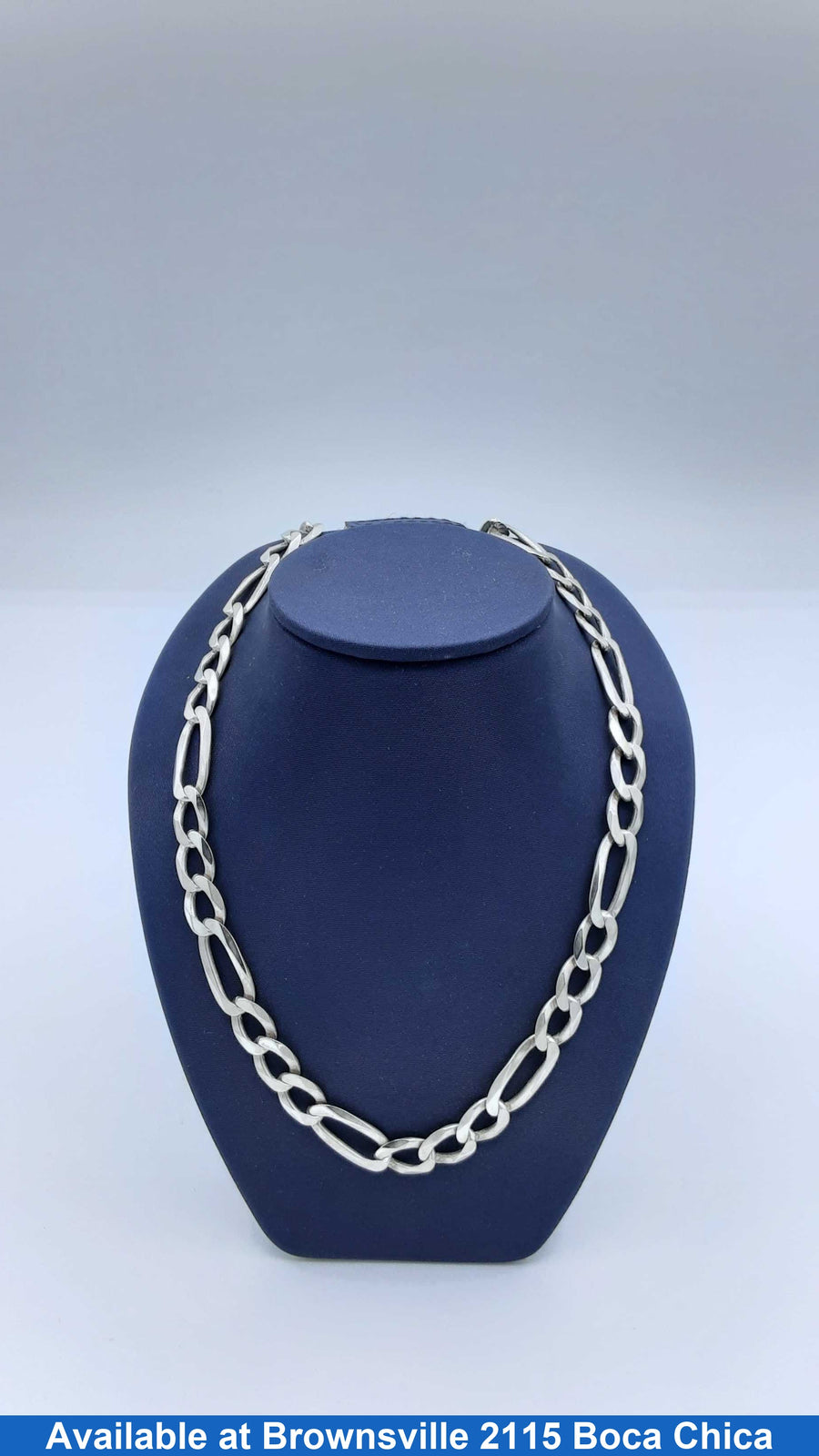 Figaro Chain - Silver 42.6 grams 24 inch
