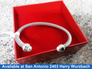 Bangle Bracelet - Silver 29.4 grams 7 inch