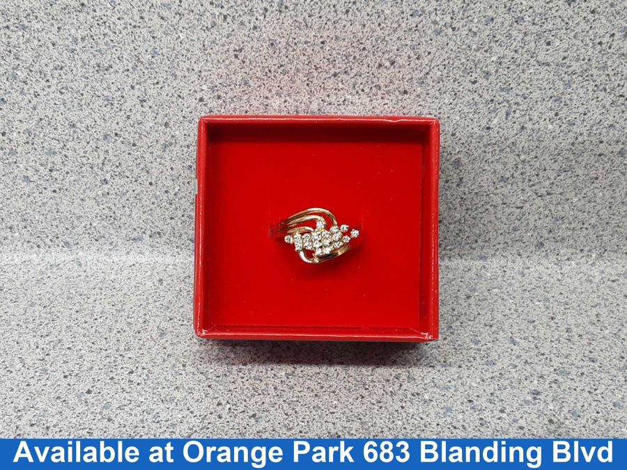 Women's Ring - Yellow Gold 14k (.585) 4 grams Size 6
