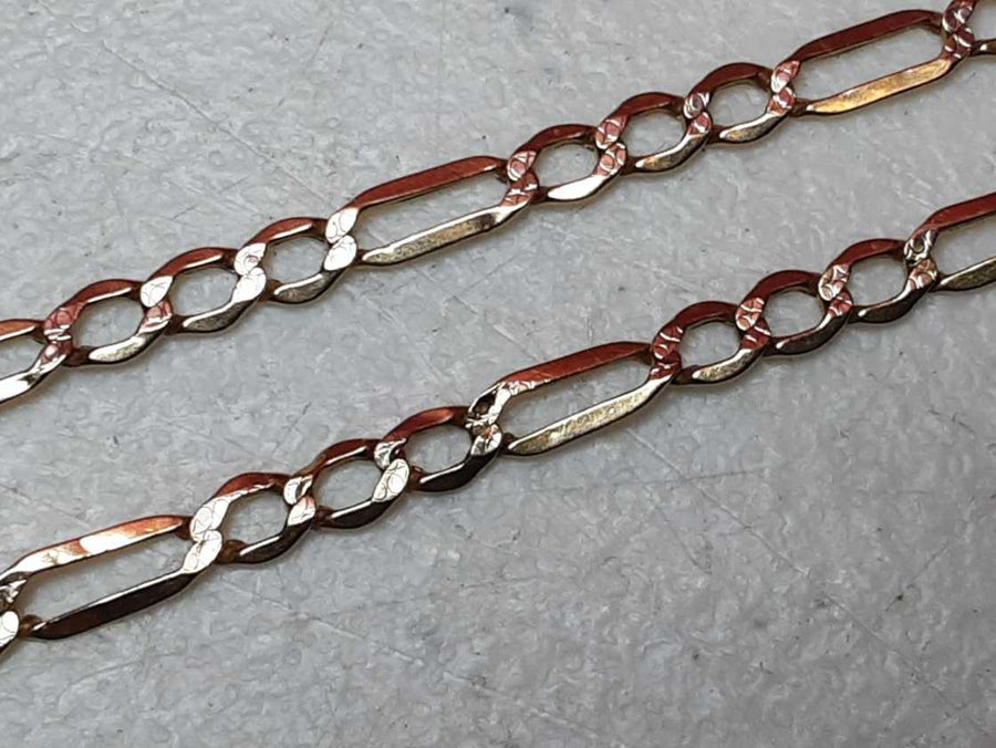 Figaro Chain - Yellow Gold 10k (.417) 3.3 grams 16 inch