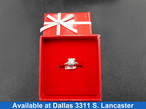 Women's Ring - Solitaire - Yellow Gold 14k (.585) 2.7 grams Size 6.5