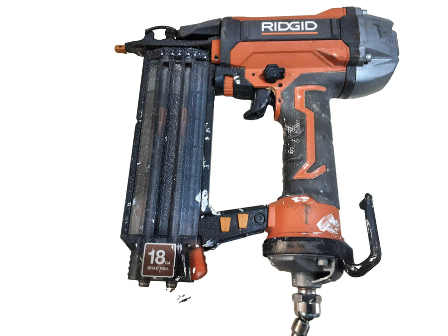 Ridgid R213bnf3 Orange Pneumatic Brad Nailer