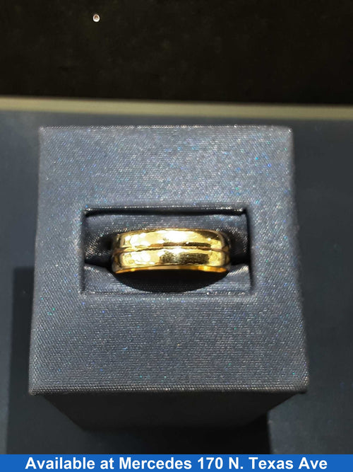 Ring - Wedding Band - Yellow Gold 14k (.585) 2.9 grams Size 20