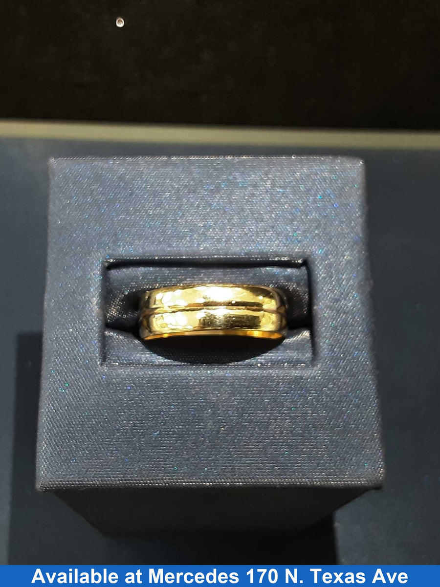 Ring - Wedding Band - Yellow Gold 14k (.585) 2.9 grams Size 20