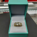 Women's Ring - Anniversary - Yellow Gold 18k (.750) 9 grams Size 6.5
