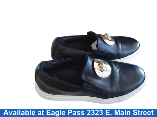 Versace Slip Ons Black