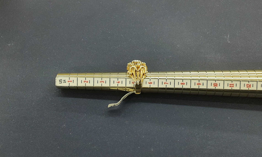 Women's Ring - Yellow Gold 14k (.585) 9.7 grams Size 5