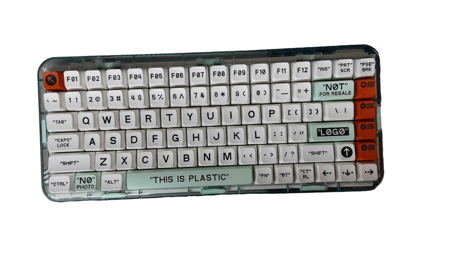 Melgeek Mojo68 White Computer Keyboard