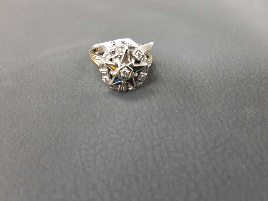 Women's Ring - Mother's - Yellow Gold 14k (.585) 4.2 grams Size 8.5