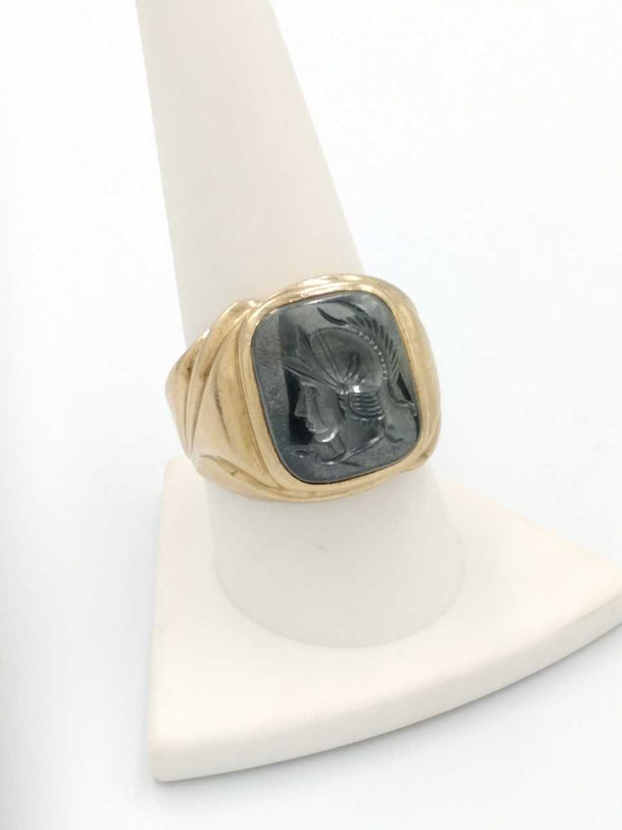 Men's Ring - Yellow Gold 10k (.417) 9.2 grams Size 7