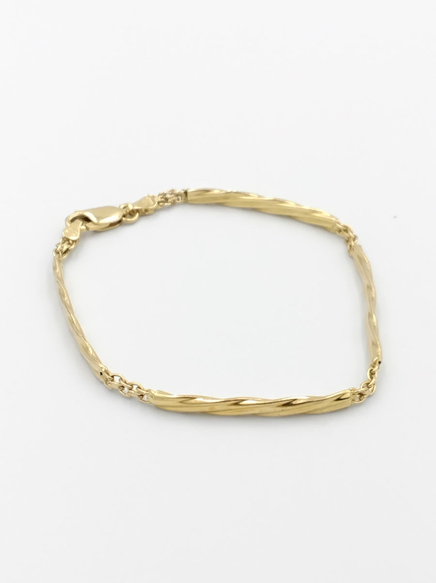 Bracelet - Yellow Gold 18k (.750) 5.9 grams 7 inch