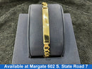 ID Bracelet - Yellow Gold 14k (.585) 11.5 grams 8 inch
