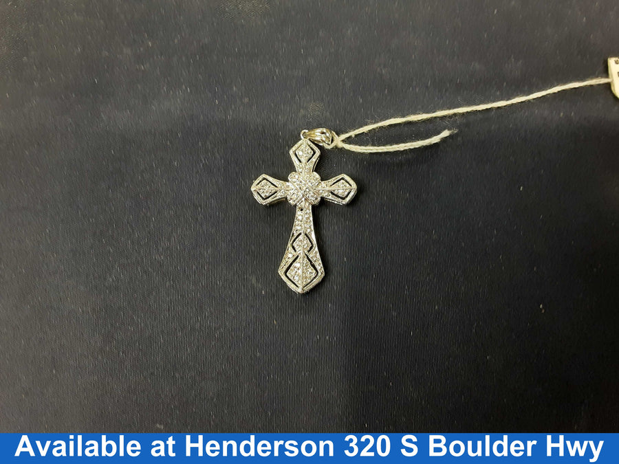 Religious Pendant - White Gold 14k (.585) 3.6 grams