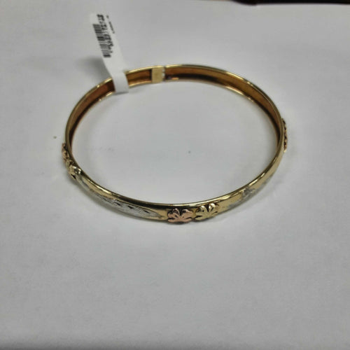 Bangle Bracelet - Yellow Gold 14k (.585) 7 grams 8 inch