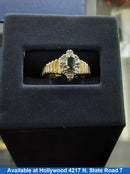 Women's Ring - Yellow Gold 10k (.417) 2.4 grams Size 4