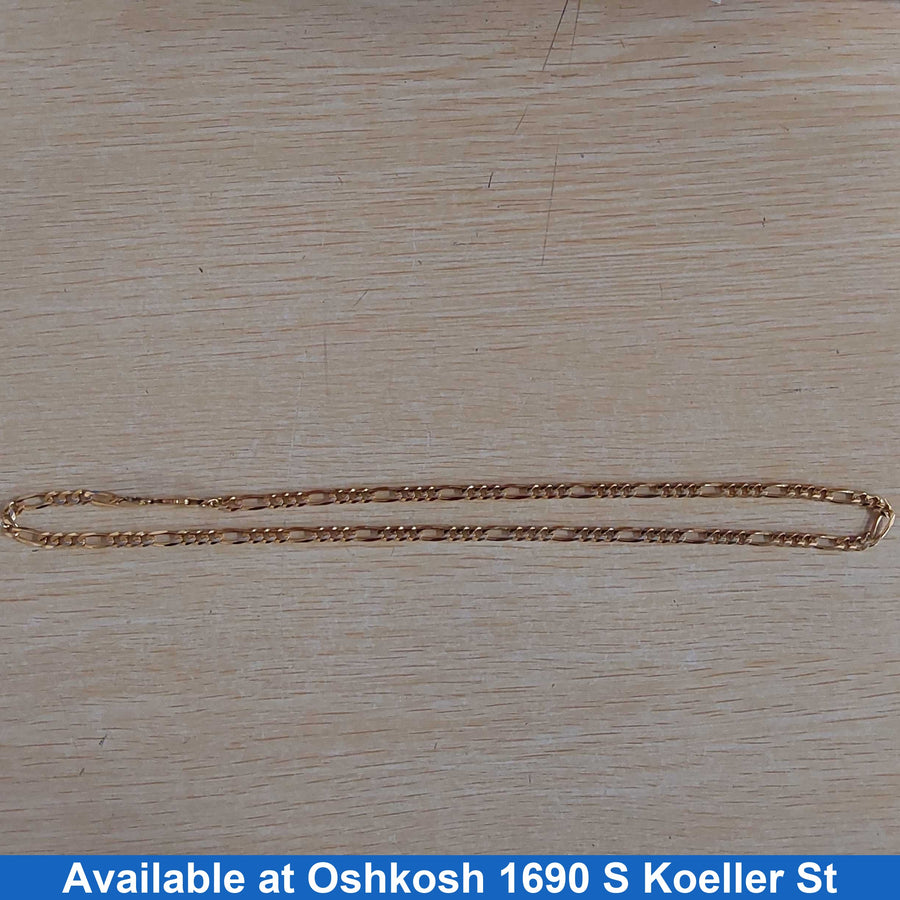 Figaro Chain - Yellow Gold 14k (.585) 17.5 grams 20 inch