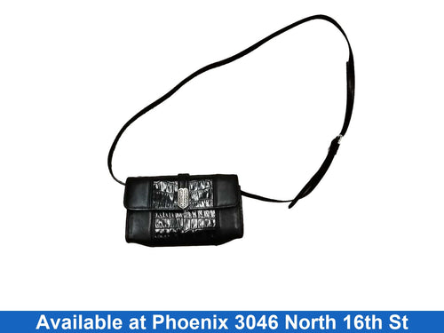 Brighton Leather Cross Body Black Purse / Handbag