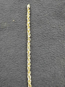 Rope Bracelet - Yellow Gold 10k (.417) 15.9 grams 8 inch