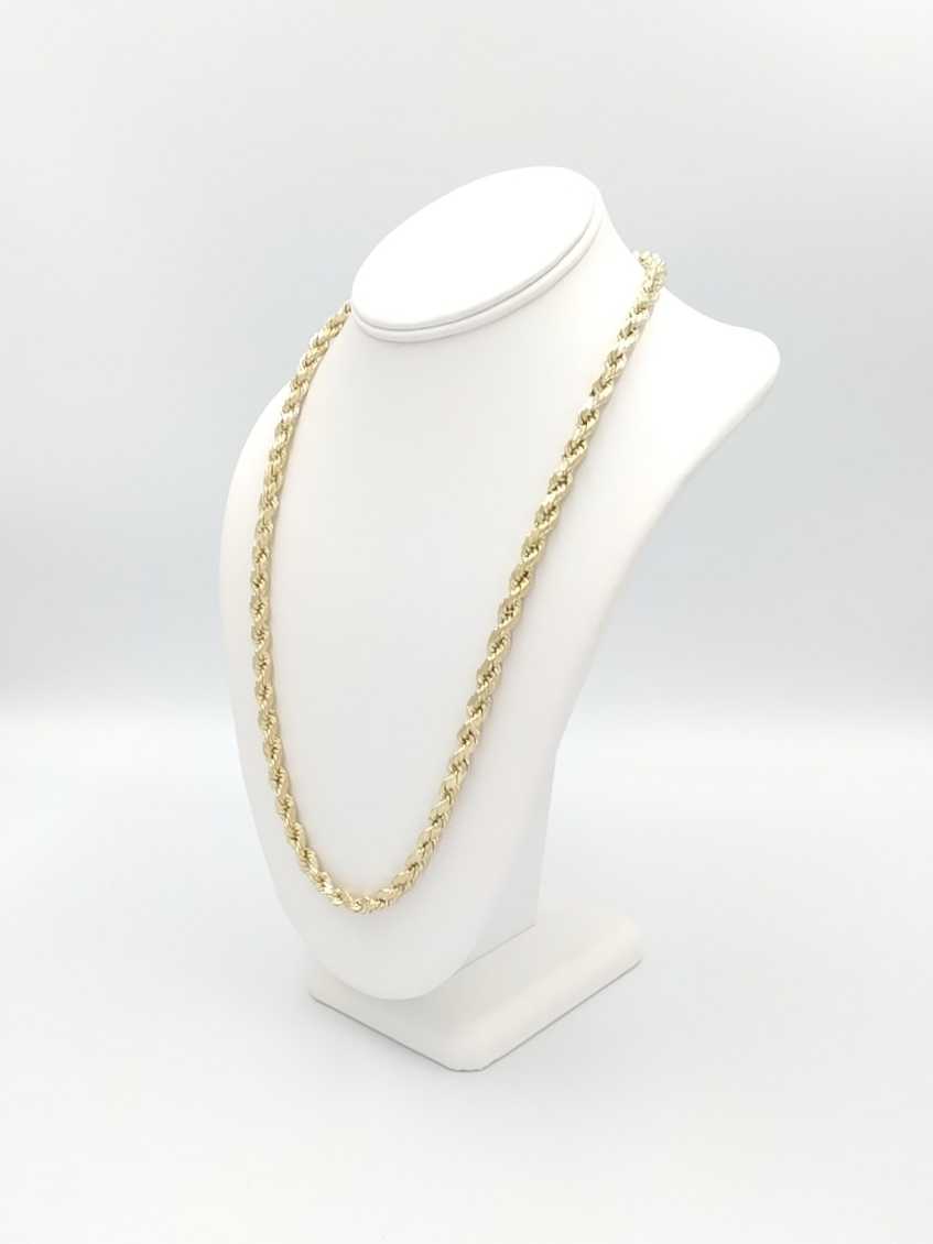 Rope Chain - Yellow Gold 10k (.417) 19 grams 24 inch
